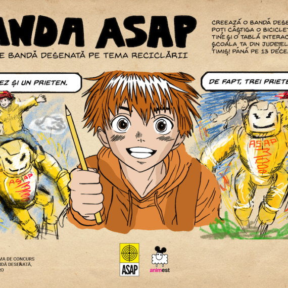 ASAP România continuă să caute eroii reciclării! Concursul BANDA ASAP începe azi, pentru elevii din județele Prahova și Timiș